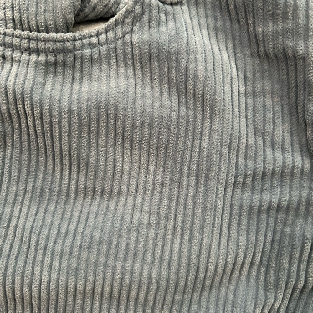 PacSun Slate Blue Mom Jean Corduroy Trousers Sz 26 - Picture 2 of 5